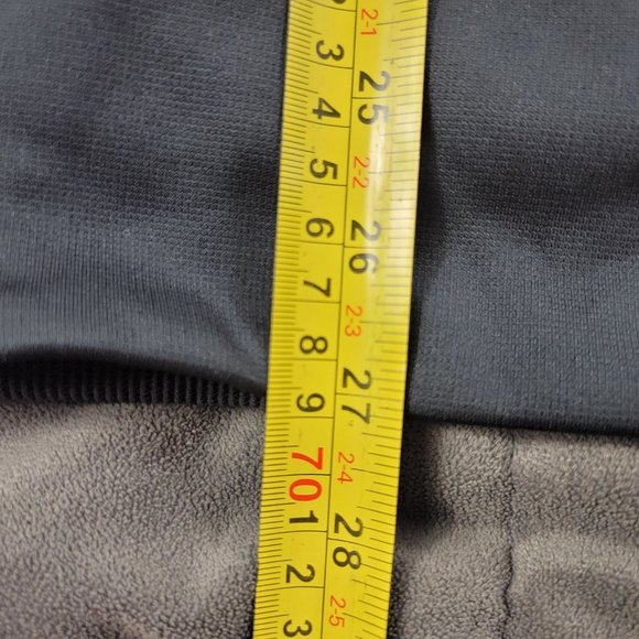 Under Armour Mens Medium Black Big Logo Hoodie Graphic Print Long Sleeve - Picture 9 of 9